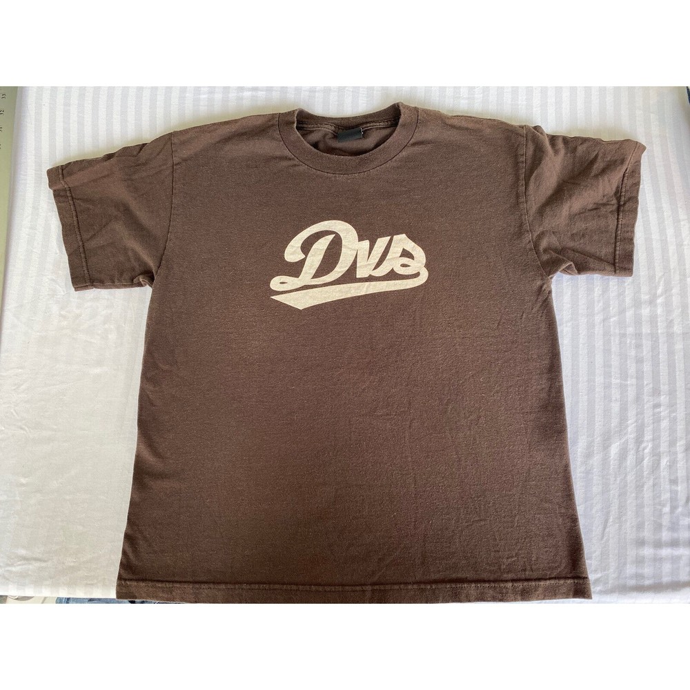 Vintage DVS Shoe Company T-Shirt Women’s Sz XL Skateboarding Brown Camo
